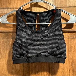 Gray Sports Bra